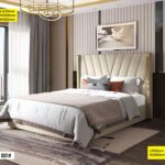Lit capitonné - 001# - palazzo beige 1.50m