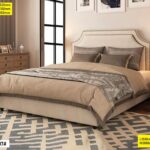 Lit capitonné - 107# - palazzo beige 1.50m