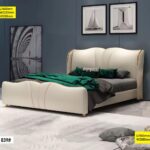 Lit capitonné - 839# - palazzo beige 1.50m