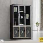 Armoire De Bureau 3 Portes Noir