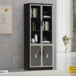 Armoire De Bureau 2 Portes Noir