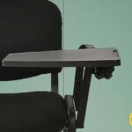 Chaise Écritoire Noire