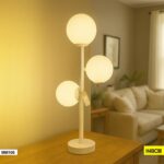 Abat-Jour Lampe De Table Trio Sphères  Verticales