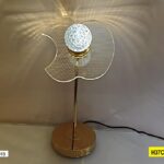 Abat-Jour - Lampe Pomme Cristal Doré