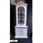Vaisselier Blanc Meuble De Rangement Moderne Compact 150 Cm