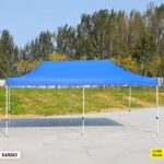 Tente Extérieure 3X6M Rouge Et Bleue Abri Pliable Pour Marché Et Événements – Image 2