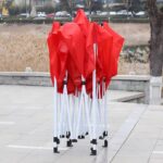 Tente Extérieure 2X3M Rouge Abri Compact Pour Marché Et Événements – Image 2