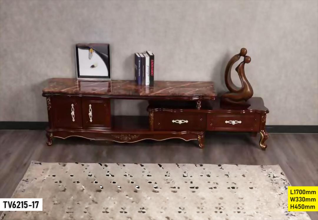 Table Tv Marron 170 Cm Meuble Tv Moderne Compact Et Élégant – Image 1