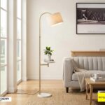Lampe Sur Pied Avec Tablette J8099